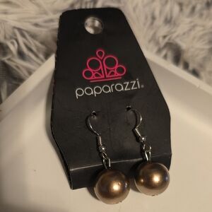 Paparazzi Bronze Earrings
